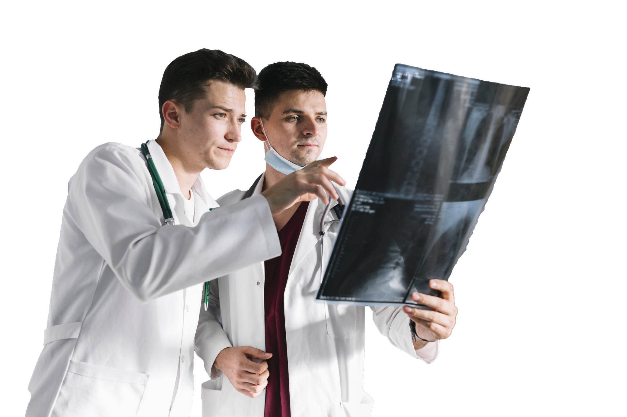 young-doctors-pointing-at-x-ray-shot